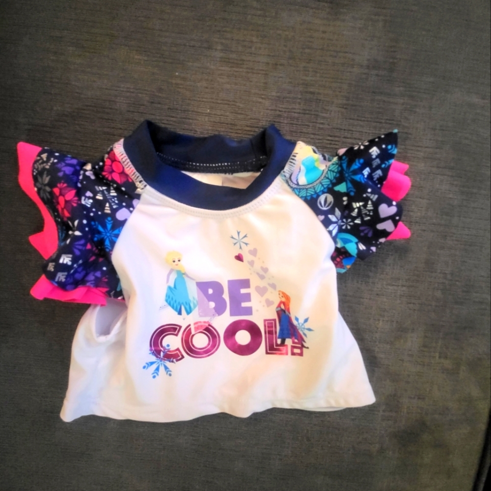 2 for $15 Disney Frozen Rashguard Bathing Suit NWOT